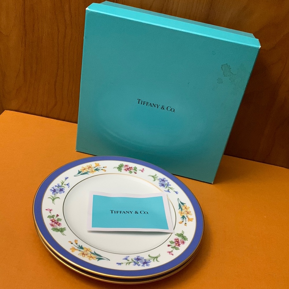 ⭐️⭐️Authentic Tiffany Two Set Plate⭐️⭐️FIRM - Picture 3 of 12
